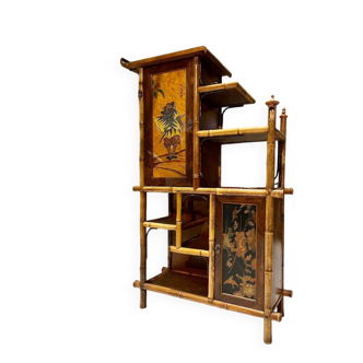 Japanese-style cabinet attributed to Perret and Vibert from the Napoleonic III period.