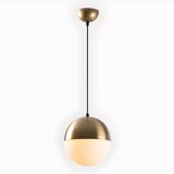 Vintage globe pendant light
