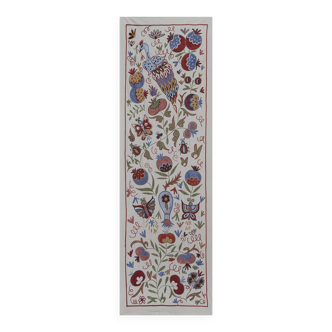Tapis noué à la main, tapis turc vintage 50x145 cm