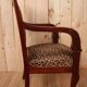 Fauteuil époque empire en acajou