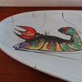 Fish dish MBFA Pornic 1960 vintage