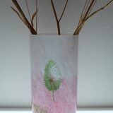 Scandinavian glass art vase known as May by Kjell Engman for Kosta Boda, 1980s