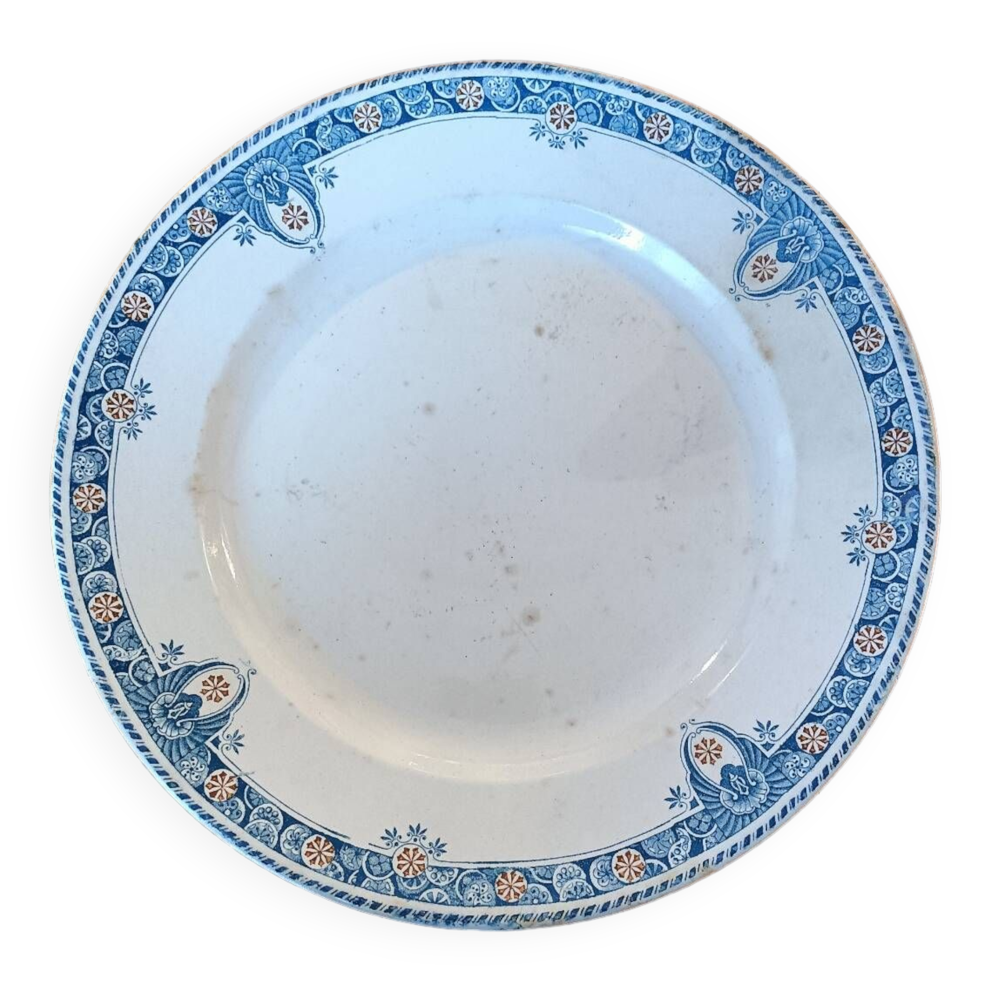 Old round dish