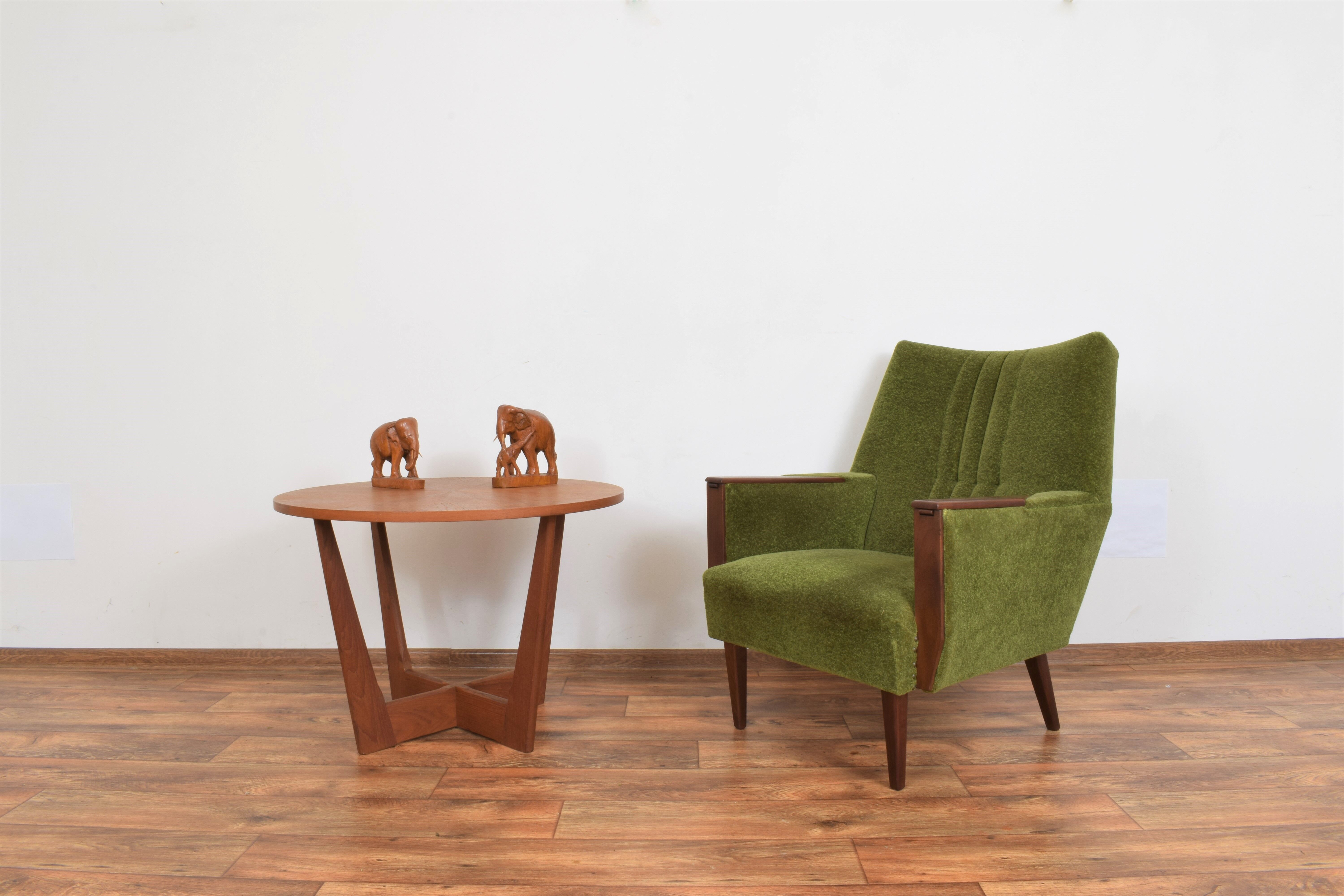 Danish teak armchairs, set of 2