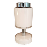 Briquet de table vintage Sarome Japon en plastique blanc