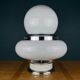 White opaline glass table by UFO, Italy, 1970s