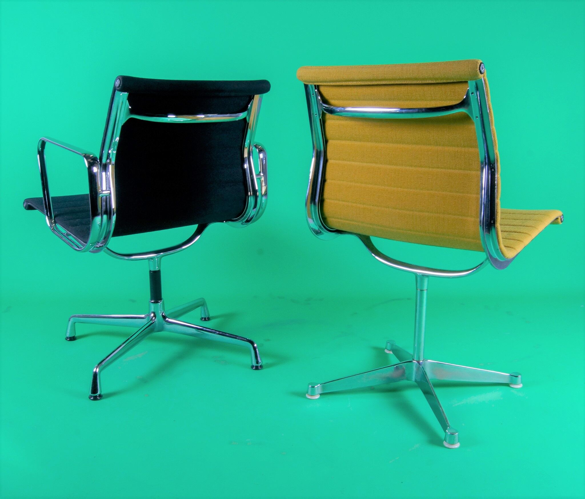 Set of 8 chairs model EA108 & EA107 by Charles and Ray Eales Vitra edition