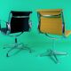 Set of 8 chairs model EA108 & EA107 by Charles and Ray Eales Vitra edition