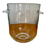 Vintage glass champagne bucket
