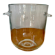 Vintage glass champagne bucket