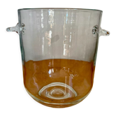 Vintage glass champagne bucket