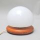 Cosmo Designs 1970s pine base globe lamp