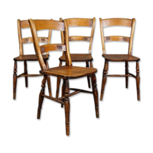Ensemble de 4 chaises antiques