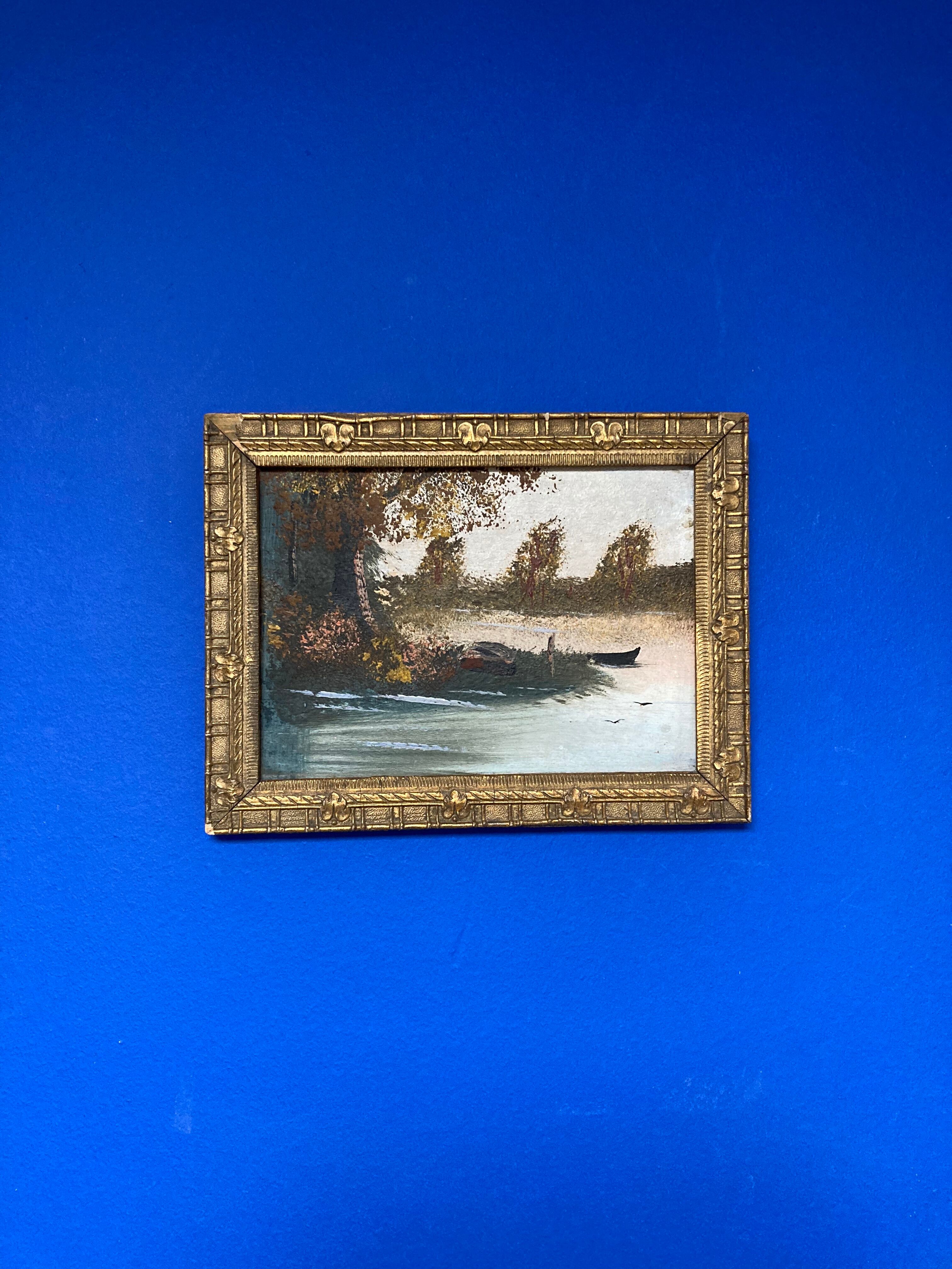 Oil on framed panel