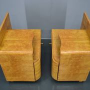 Ensemble de deux tables de chevet Art Déco Tchécoslovaquie, années 1939
