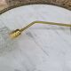 Brass and moulded glass sconce