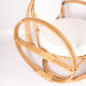 Pair of rattan armchairs