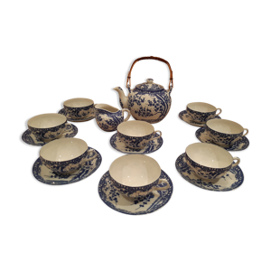 Service à thé, 8 tasses, porcelaine