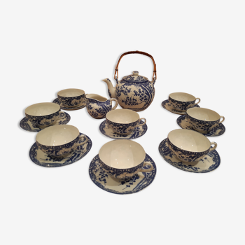 Tea set, 8 cups, fine porcelain from Japan, 40s/50s