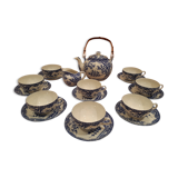 Tea set, 8 cups, fine porcelain from Japan, 40s/50s