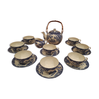 Tea set, 8 cups, fine porcelain from Japan, 40s/50s
