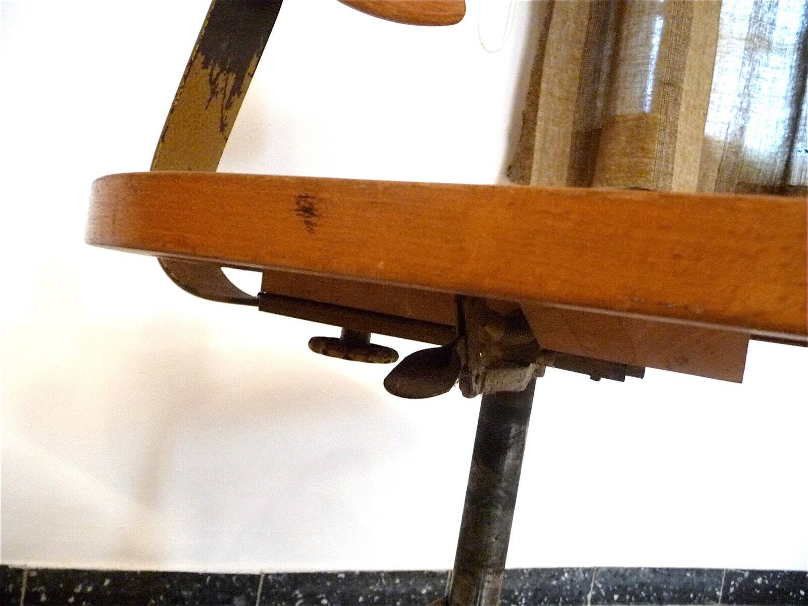 Model 350 industrial swivel desk chair by Ama Elastic, West-Germany, 1950s