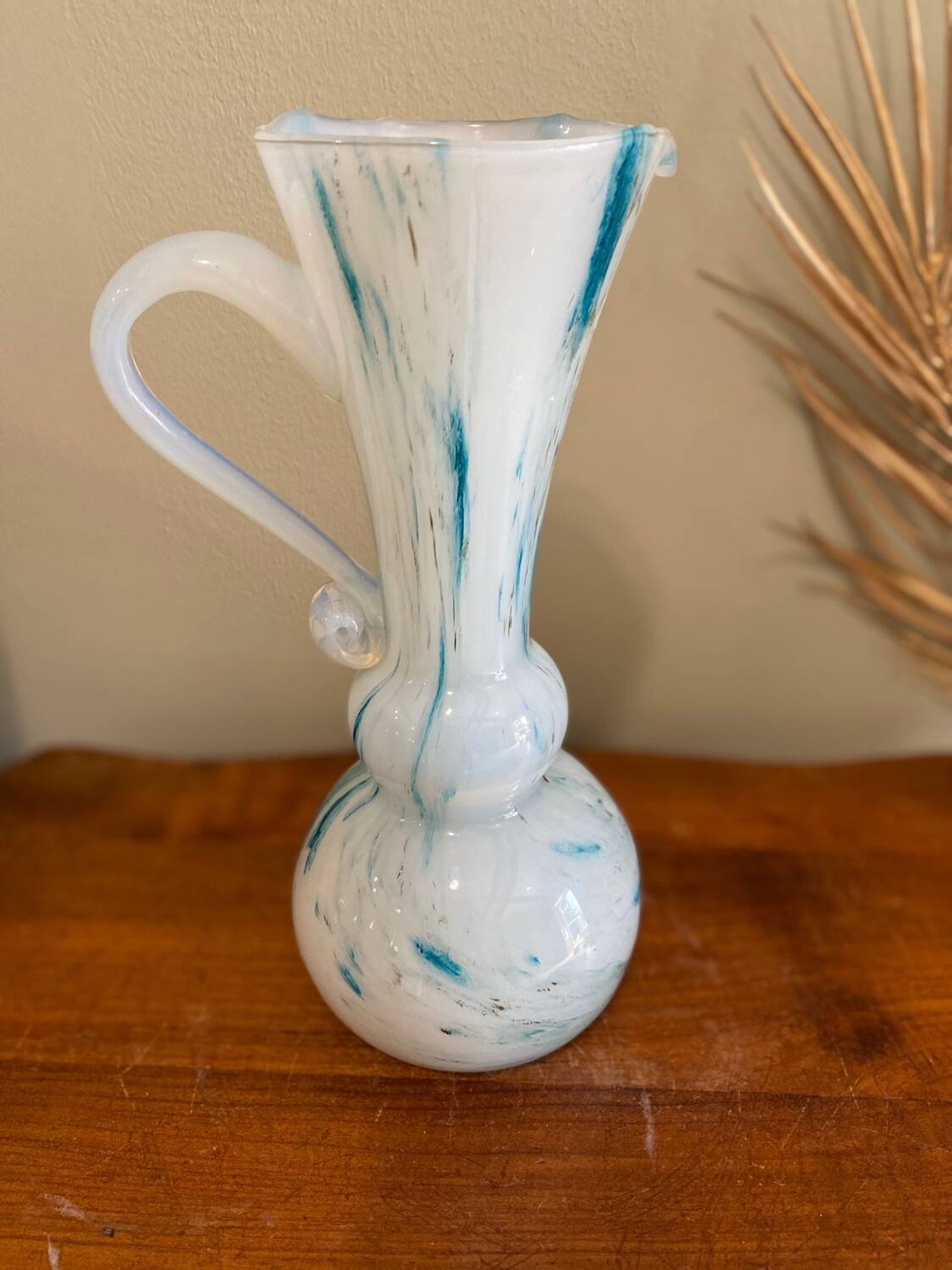Murano blown glass vase