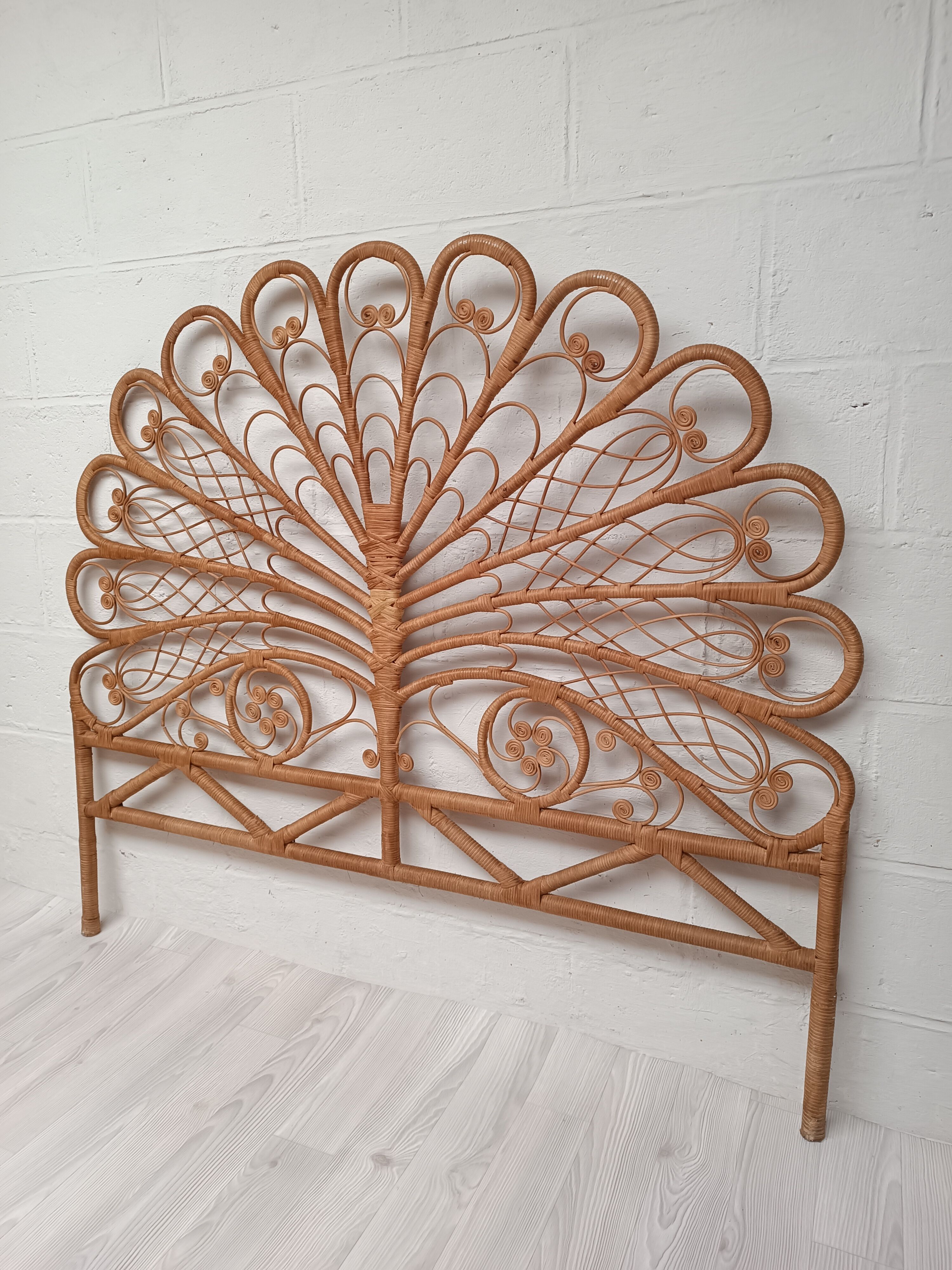 Rattan headboard 140 cm
