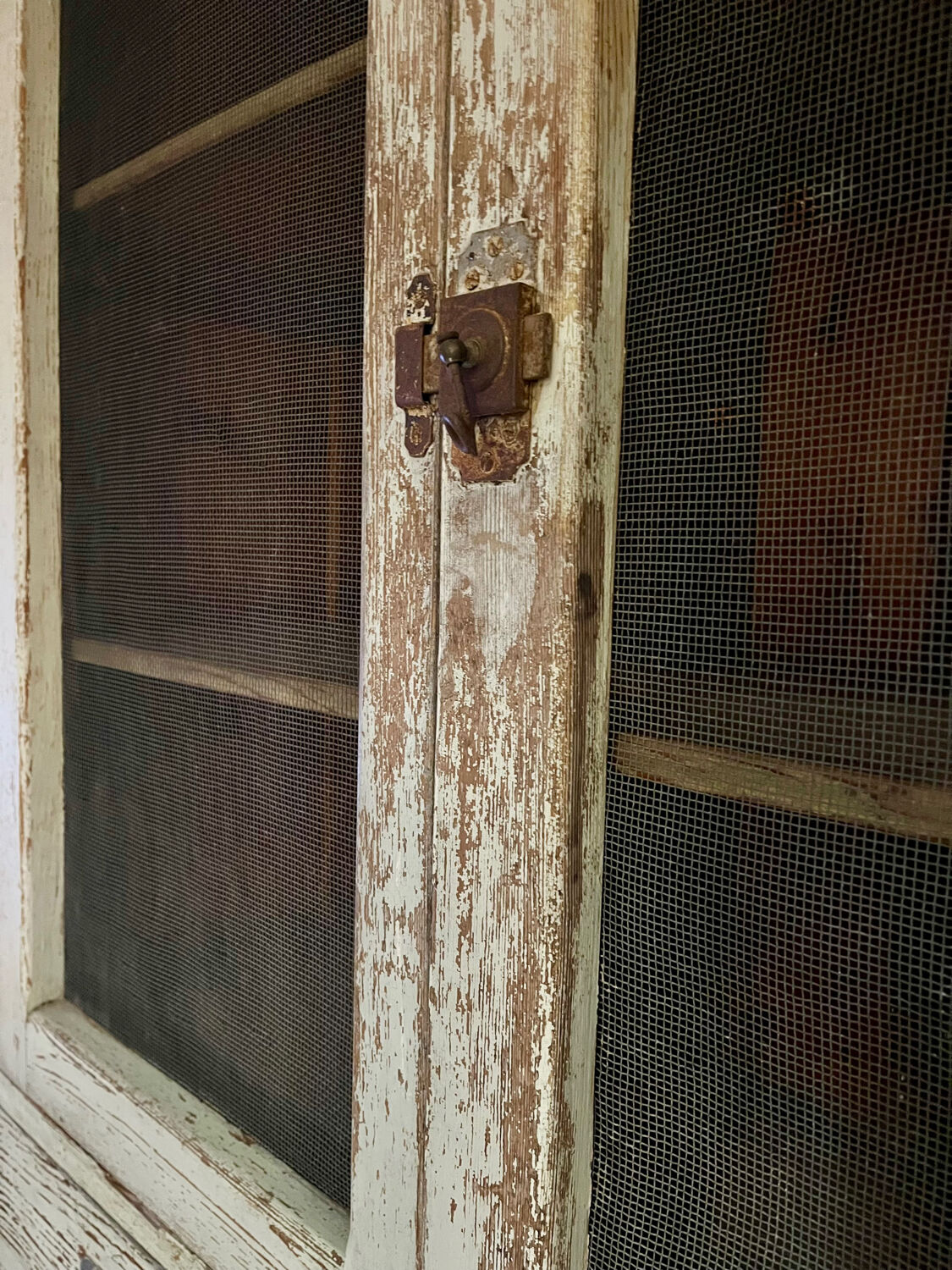 Buffet, dresser, pantry in patinated wood