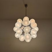 Chromed 1970s Sputnik Chandelier by Motoko Ishii for Staff