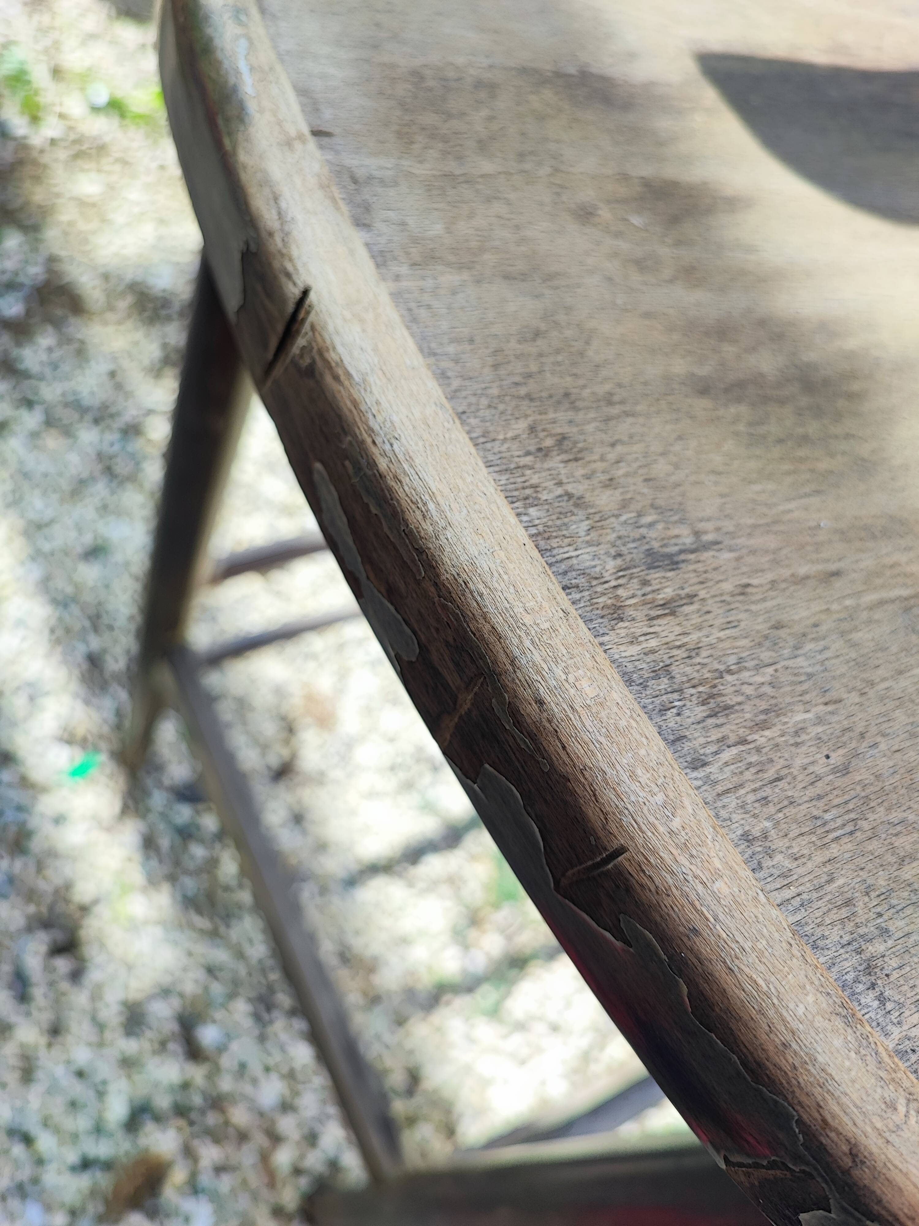 Tabouret de bar en bois courbé