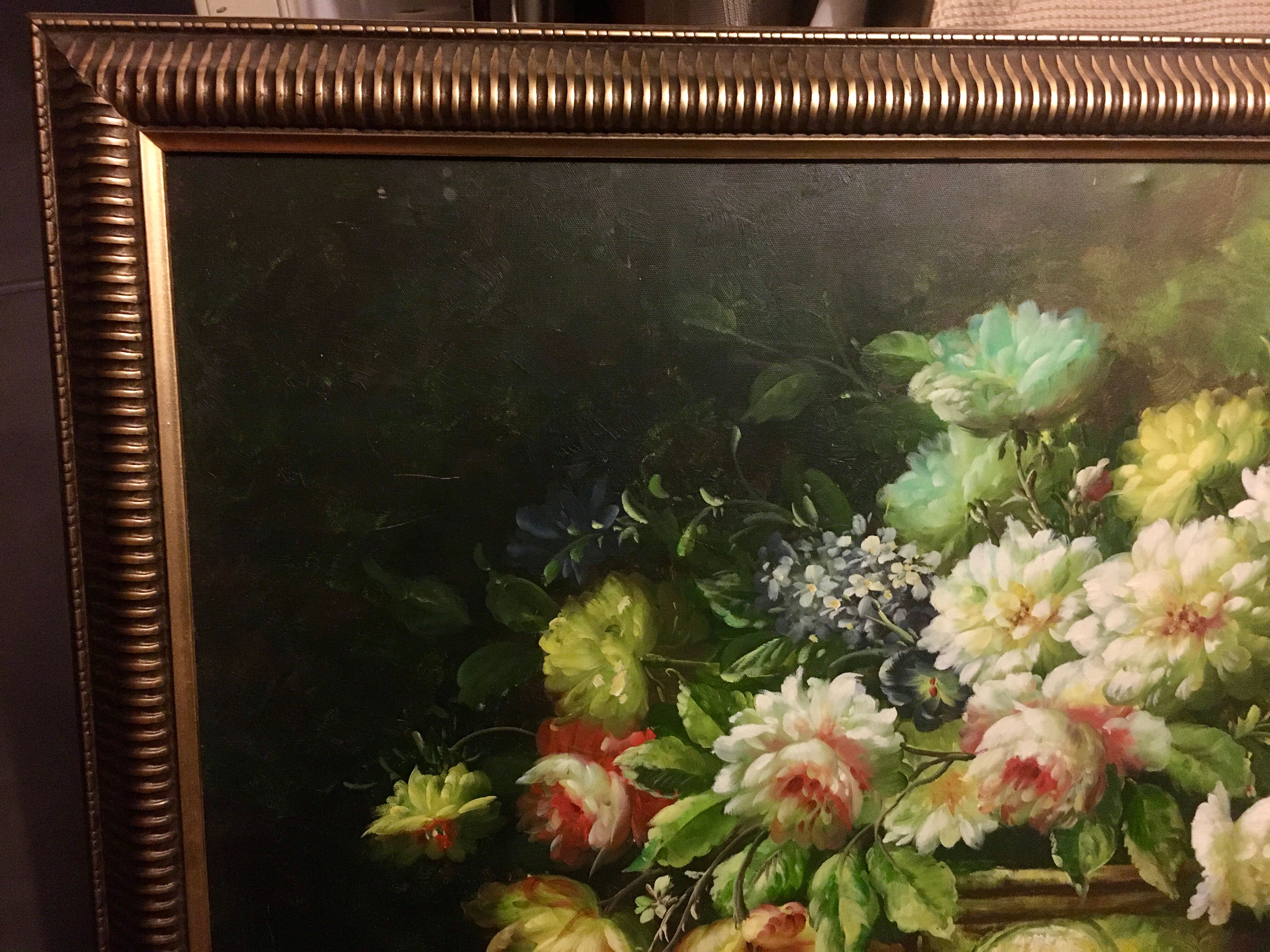 Painting flowers 100 x 72