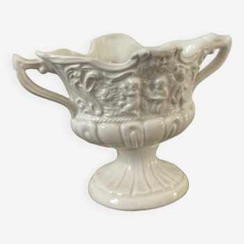 Cache-pot vintage en porcelaine