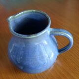 Glazed stoneware pitcher