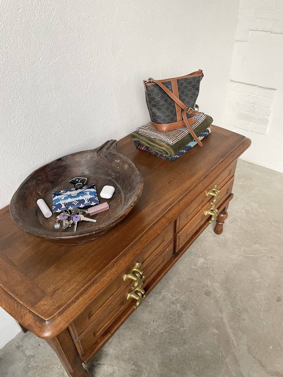 Guillerme and Chambron oak chest of drawers