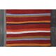 1970s Turkish Hand-Knotted Wool Cotton Red Kilim Runner Rug  62x183