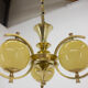 Brass chandelier, 1920s