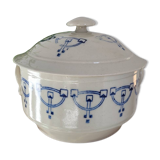 Stoneware soup tureen from Saint Uze