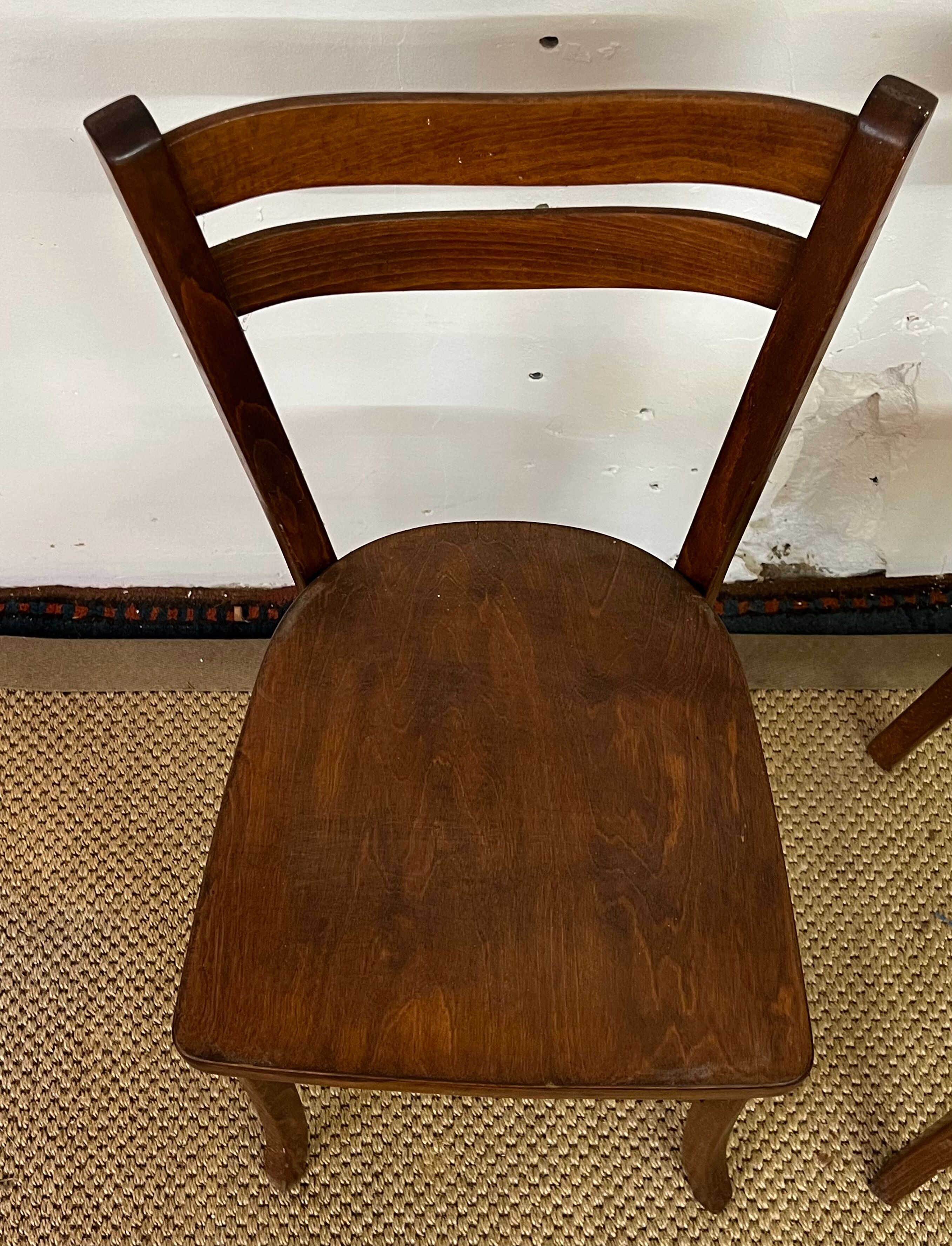 Pair of bistro chairs