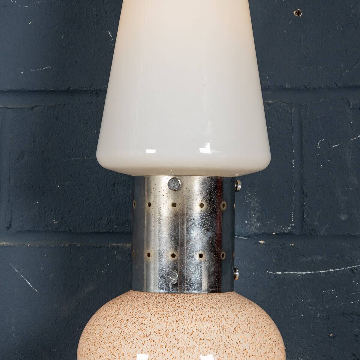 Vintage italian birillo table lamp by carlo nason for mazzega, murano c1970