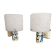 pair children's vintage wall light