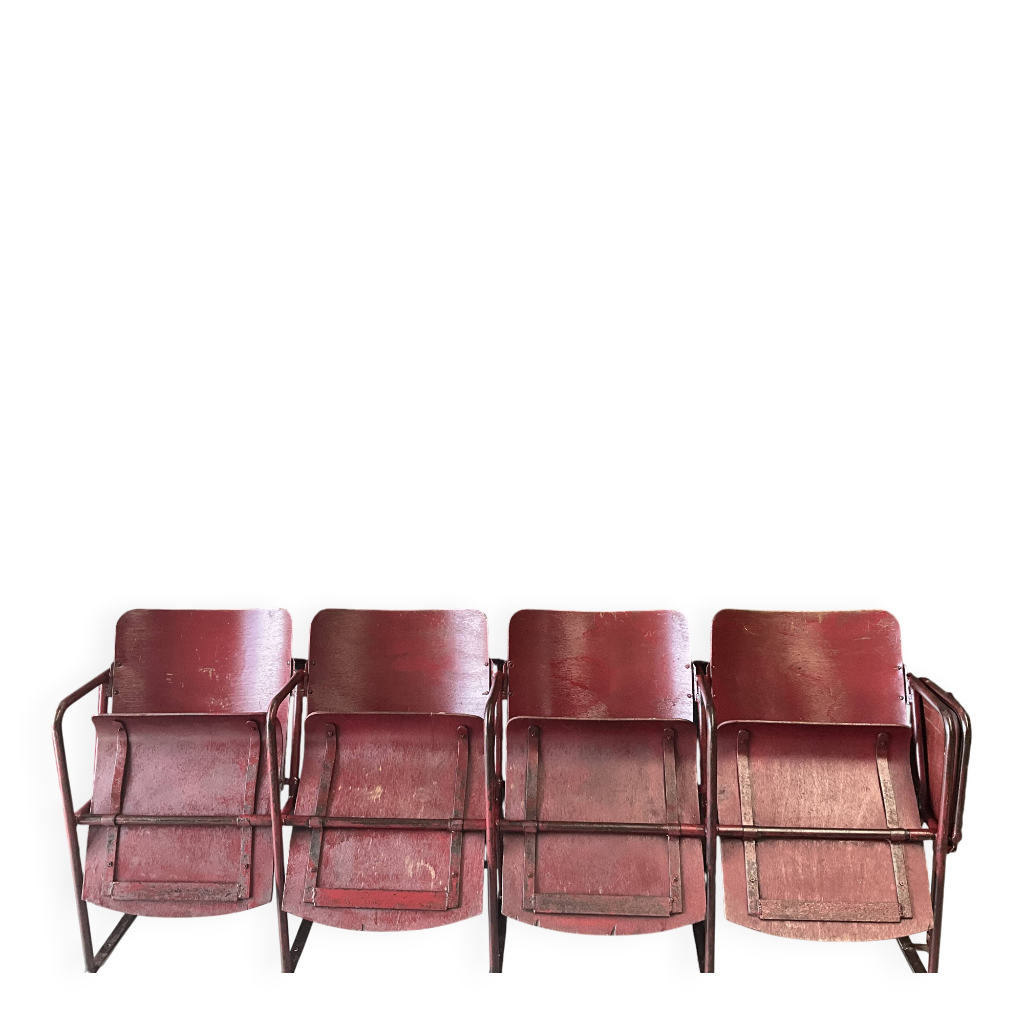Old cinema seat