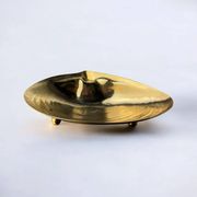 Art deco shell vide-poche in brass, Italy, 1970s
