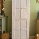 Small 4-door wardrobe