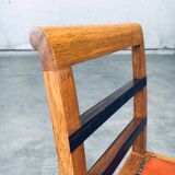 Set of Art Deco Belgian Side Chairs, 1930s