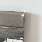 Grande photographie sur panneau bois Le tréport 1980