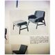 Pair 849 armchairs Gianfranco Frattini for Cassina Meda 1950s