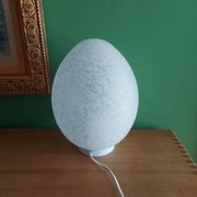 Glass egg lamp