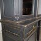 Louis XVI style black bookcase