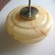 Vintage marbled glass globe ceiling light 50s 60s